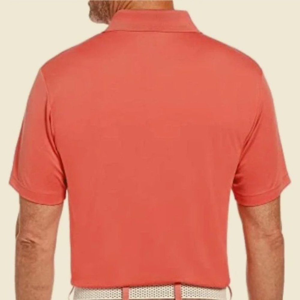 PGA TOUR Airflux Coral Polo Golf Tennis Athletic Short Sleeve Shirt Mens XL - Picture 2 of 12